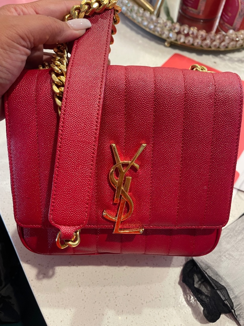 YSL Vicky Red